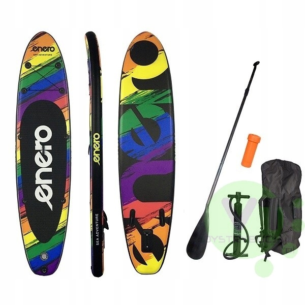 Deska dmuchana SUP ENERO RAINBOW 145kg 320x76x15cm