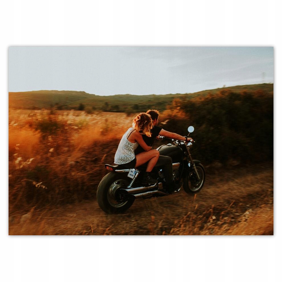 

Naklejki 70x50 Weź się przytul Motocykl