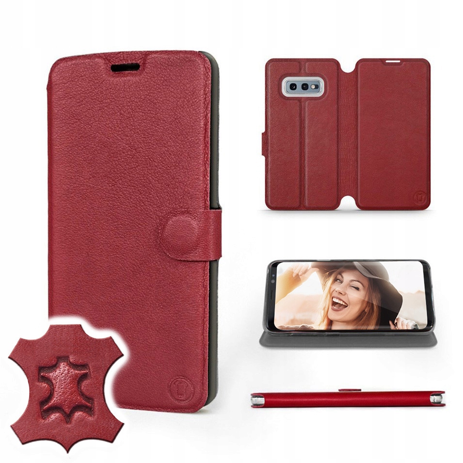 

Etui Mobiwear do Samsung Galaxy S10e - Dark Red