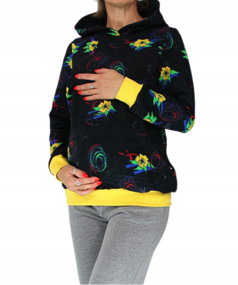 novinka Polsko Tepláková Mikina Těhotenství Kojení XL