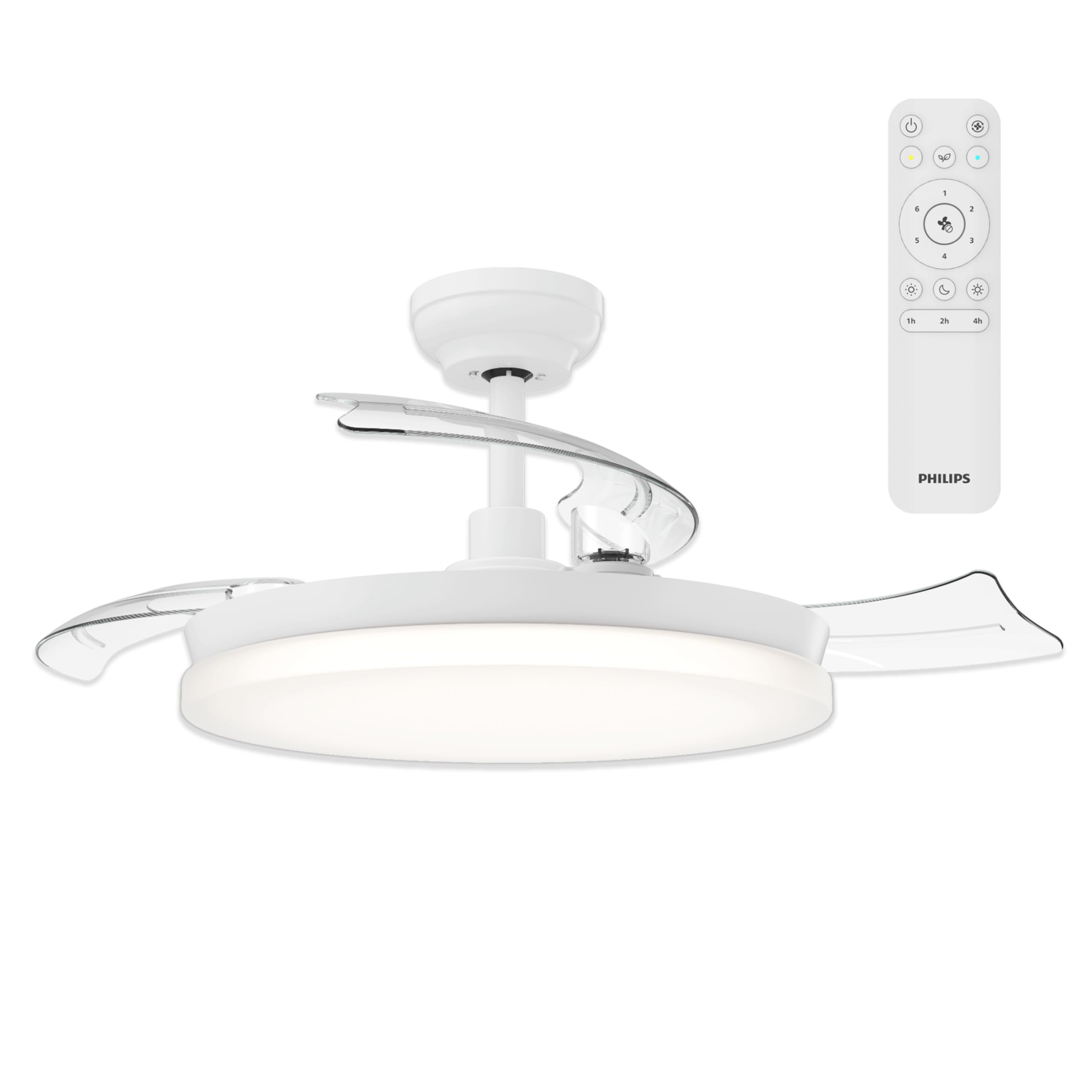 stropní svítidlo Led Philips Solr s ventilátorem 106 cm, energeticky úsporná