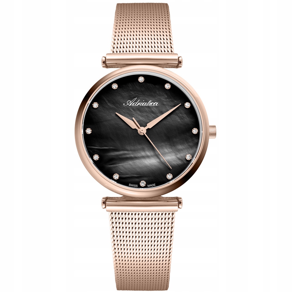 Dámské hodinky Adriatica A3712.914MQ růžové zlato