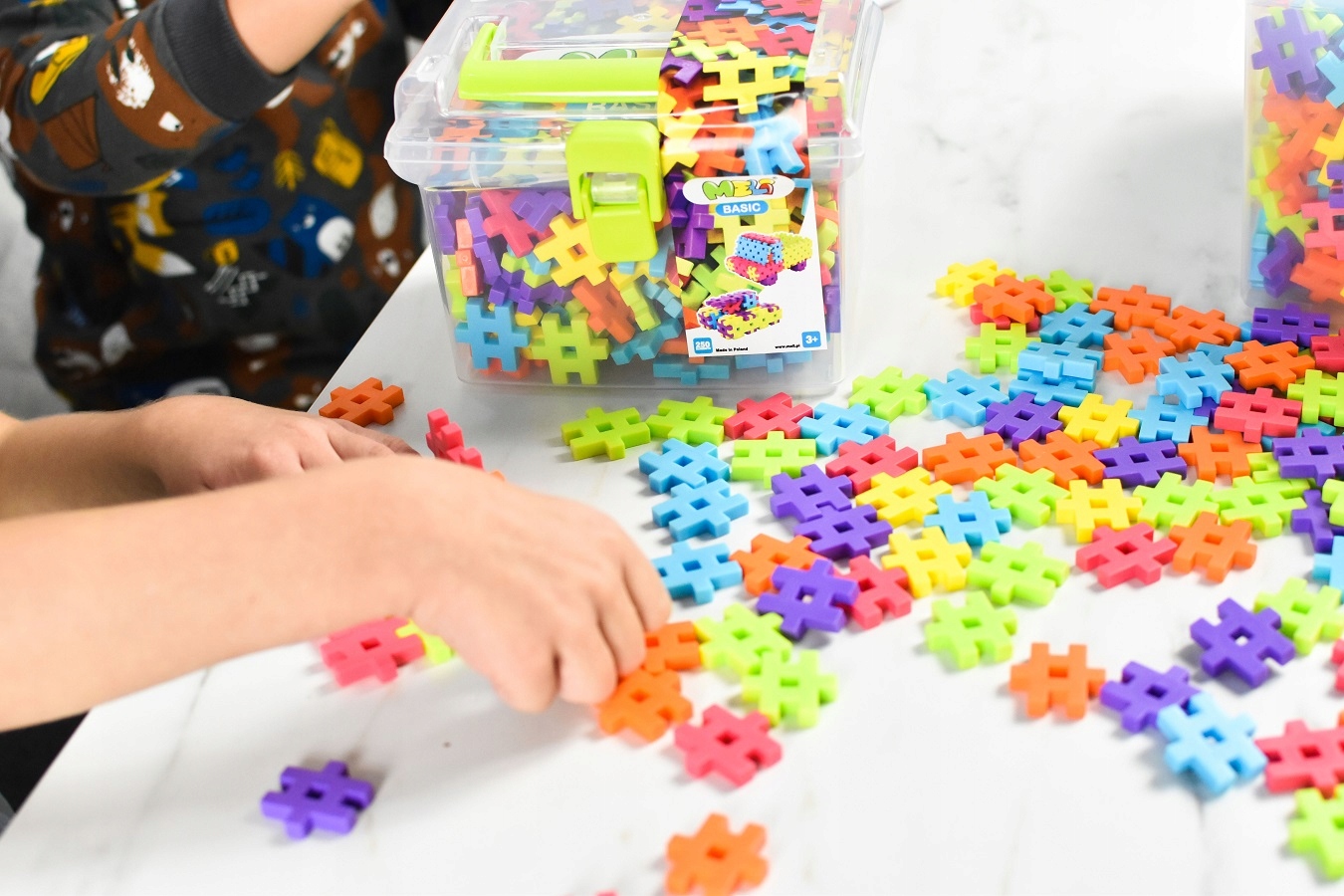 KLOCKI WAFLE KONSTRUKCYJNE MINI MELI BASIC TRAVEL BOX 500 Polskie + PREZENT Marka Meli