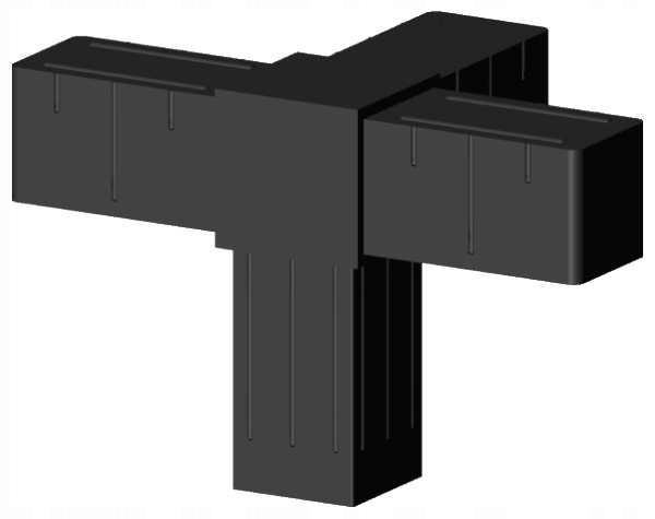 

Łącznik plastikowy profil aluminiowy 20x20x1,5 cz