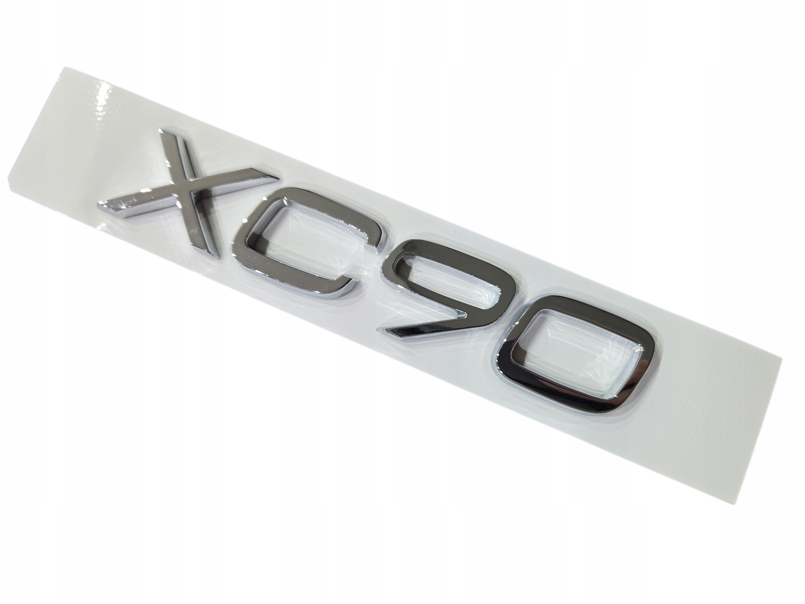Emblemat XC90 do Volvo Silver Glossy