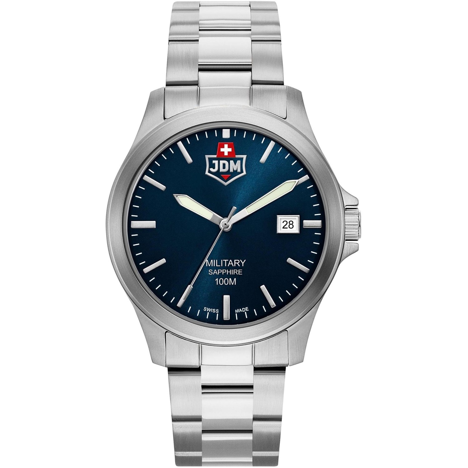 Pánské Hodinky Jdm Military JDM-WG005-03 stříbrný náramek