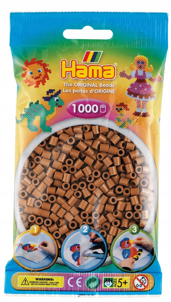 

Koraliki Do Prasowania 1000 szt. nugat Hama