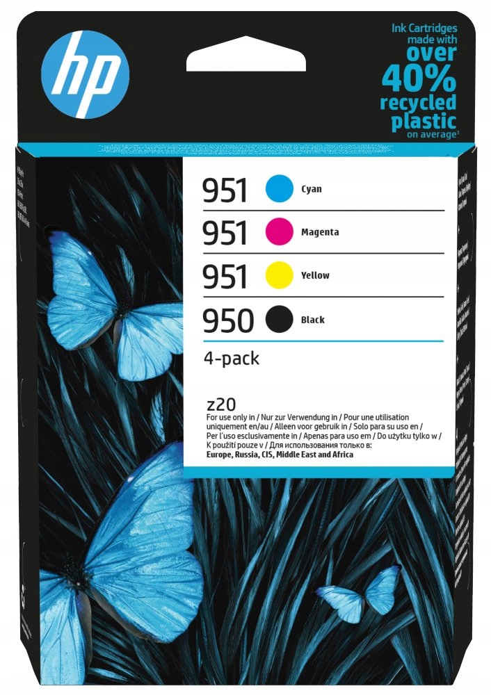 Hp 950 Black 951 Cmy Original Ink Cartridge 4-Pack