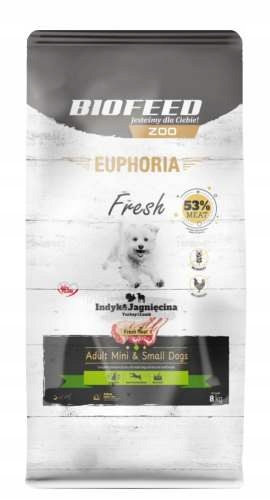 Levně Euphoria Fresh s krůtím a jehněčím masem Xs/s 8 kg