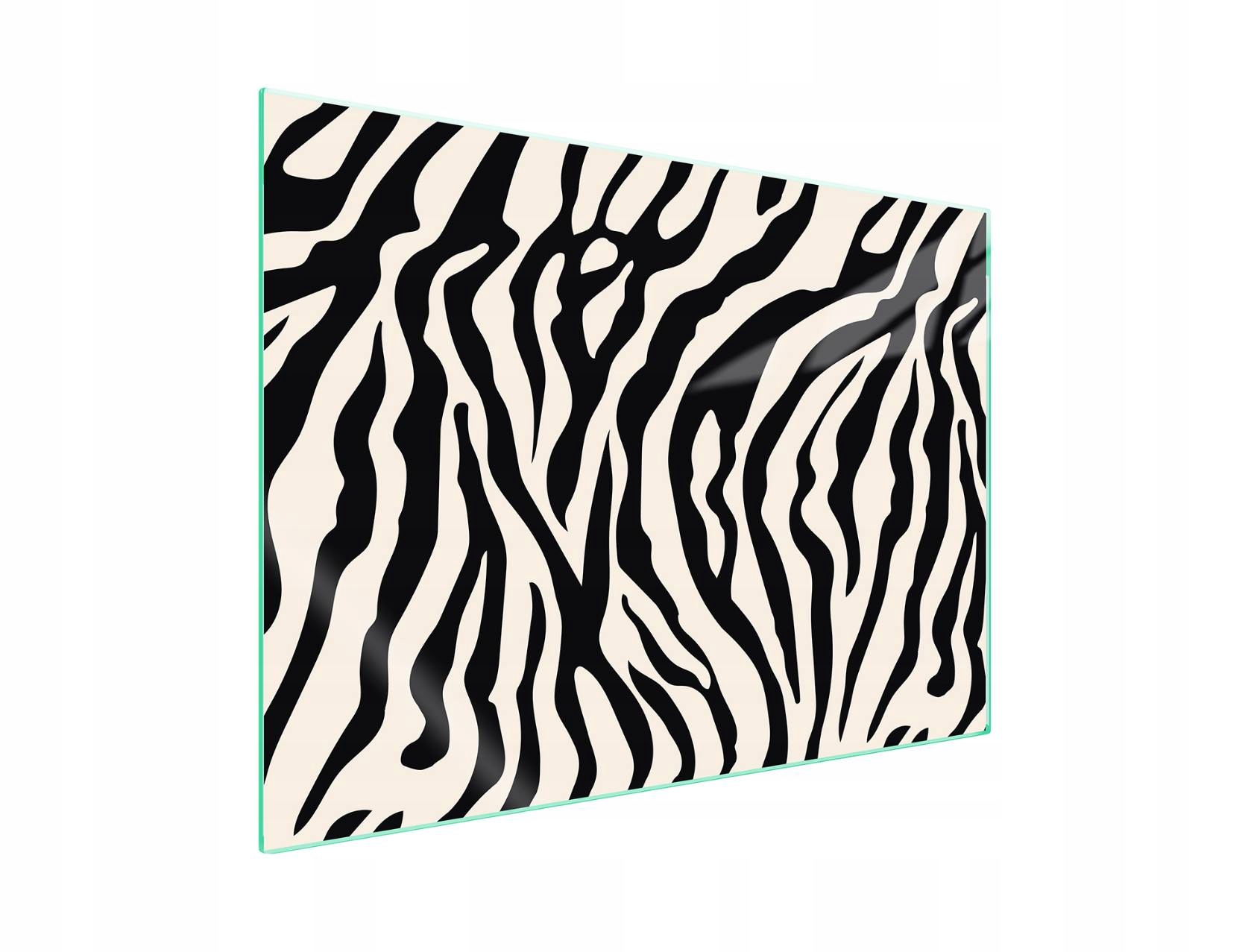 7v1 Skleněná ochranná deska na sporák 70x52 Zebra