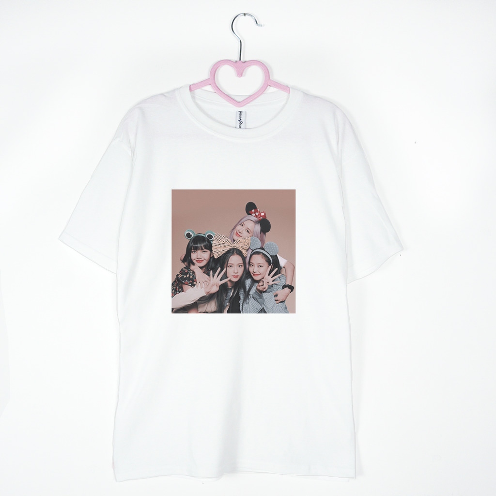 

T-shirt Blackpink k-pop biała koszulka 134 140