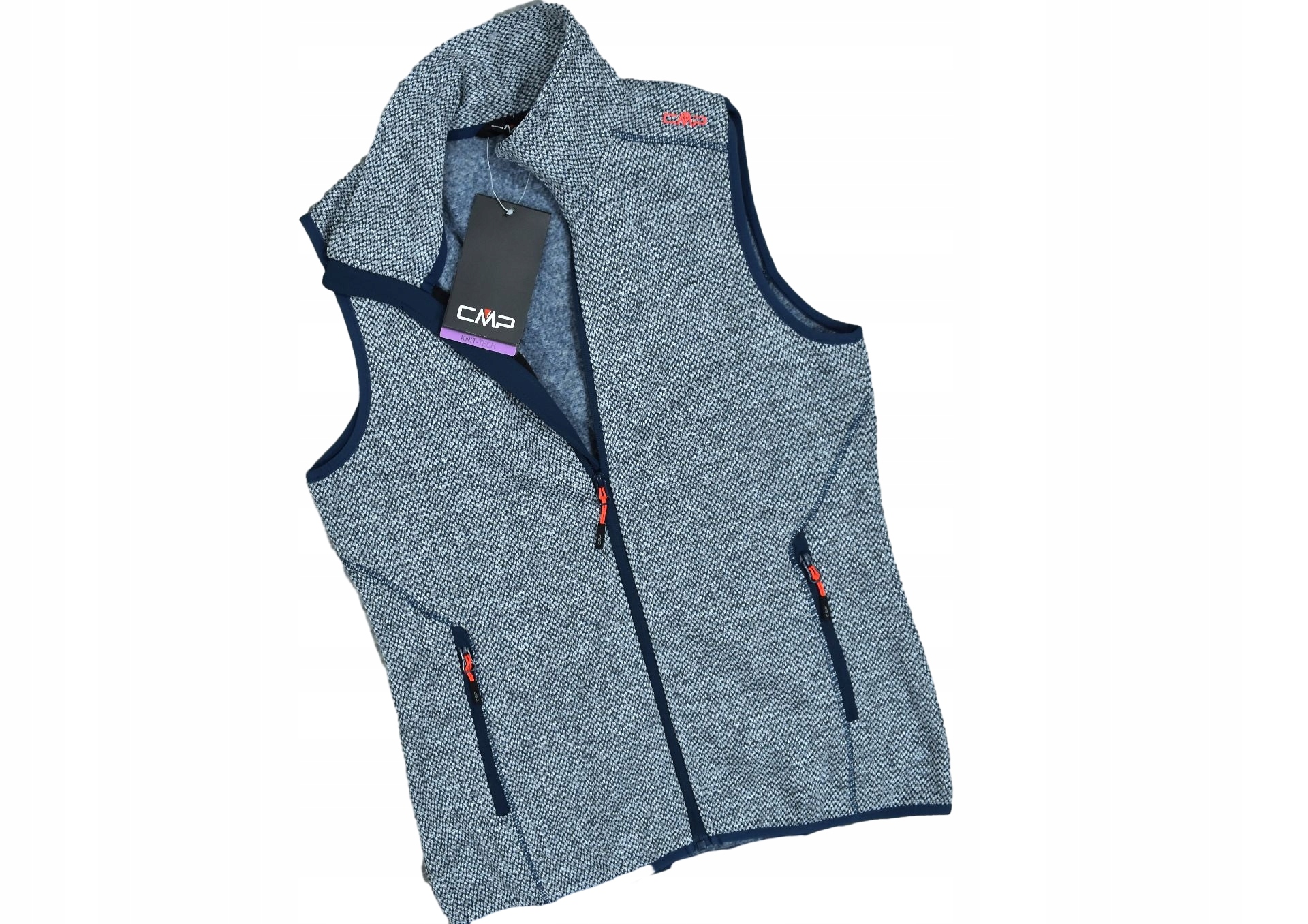 Cmp Knit-Tech Damska Polarowa Kamizelka Trekkingowa M