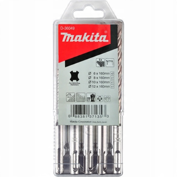 

Makita D-36049 Zestaw Wierteł Sds-plus 5szt.