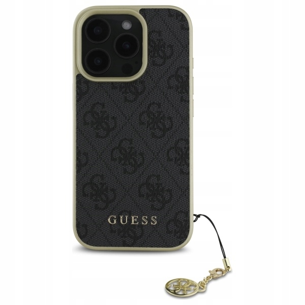 Pouzdro Guess pro iPhone 16 Pro, obal krytka Charm case na zadní stranu
