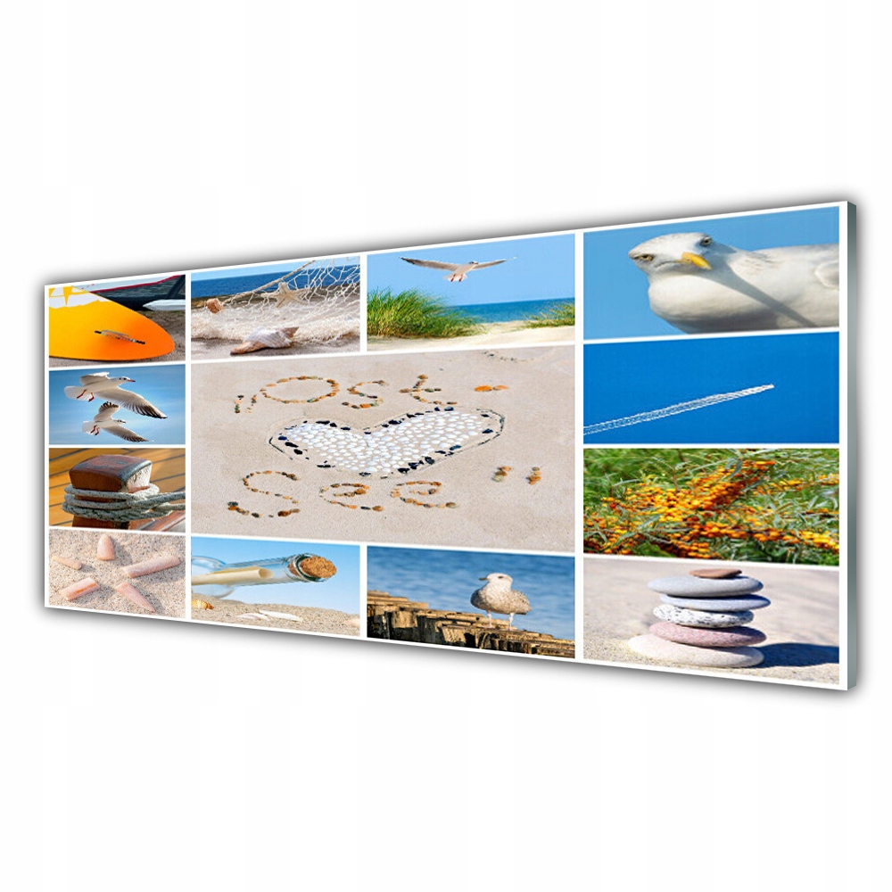 

Obraz akrylowy 125x50 Ocean Plaża Mewy Krajobraz