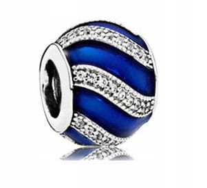 

Charms do Pandora Niebieska Ozdoba Srebro S925