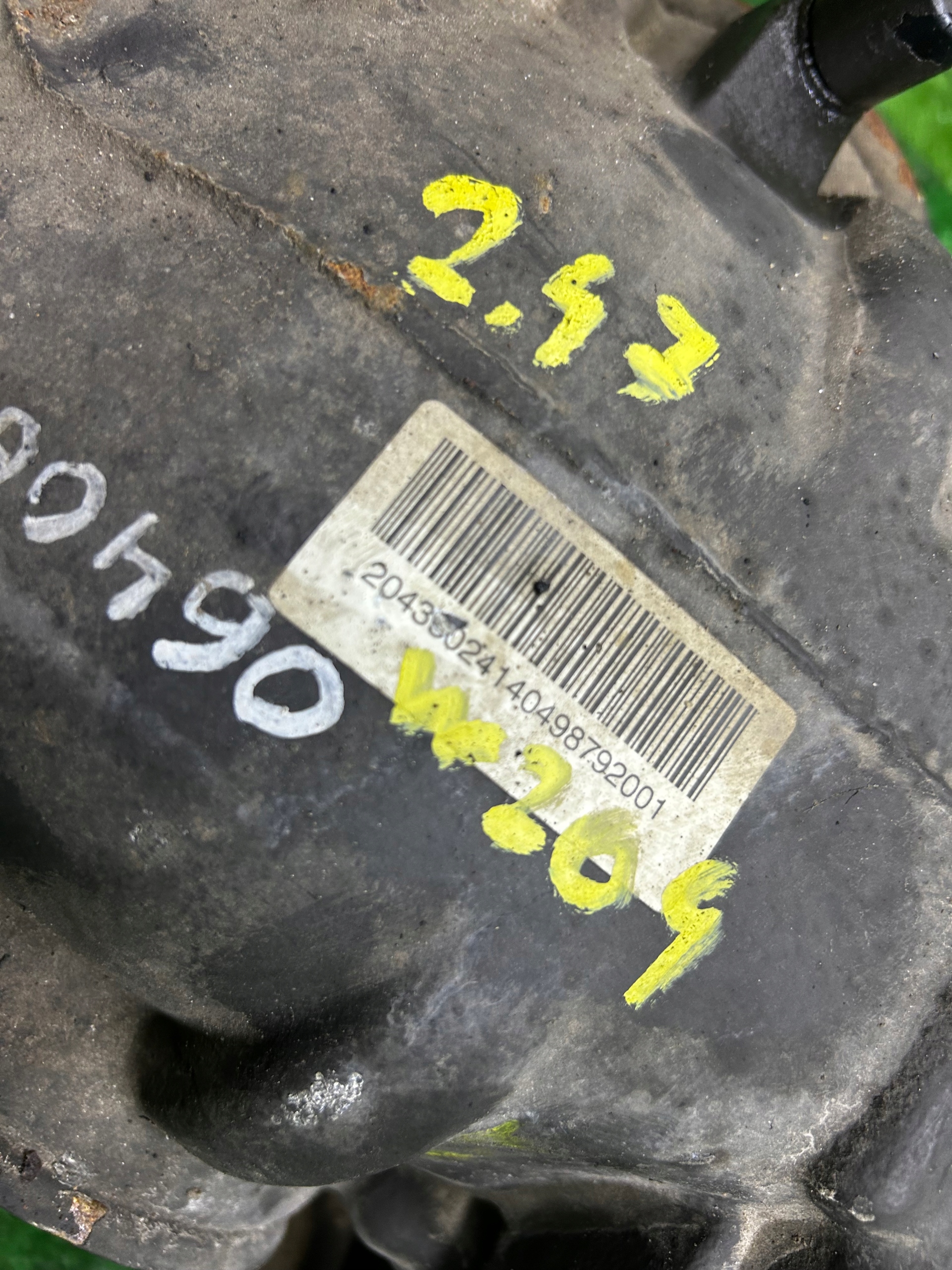 differential diff rear part MERCEDES W204 W207 320 CDI 2043502414 2.47