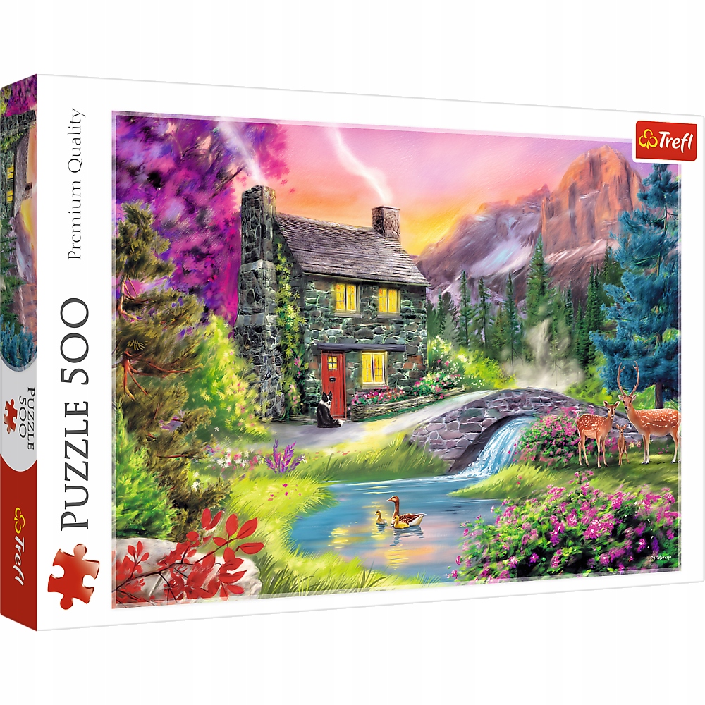 

Puzzle 500 el. Widok Góry Górska Sielanka Trefl