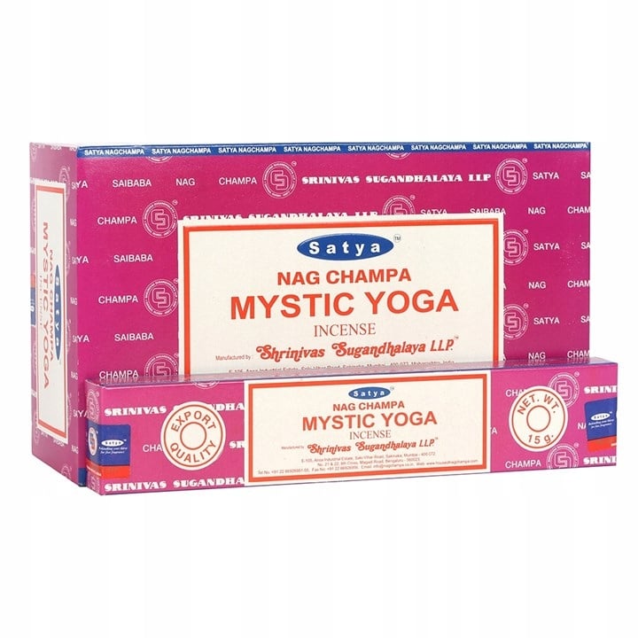 

Naturalne Kadzidło Satya Mystic Yoga 15G