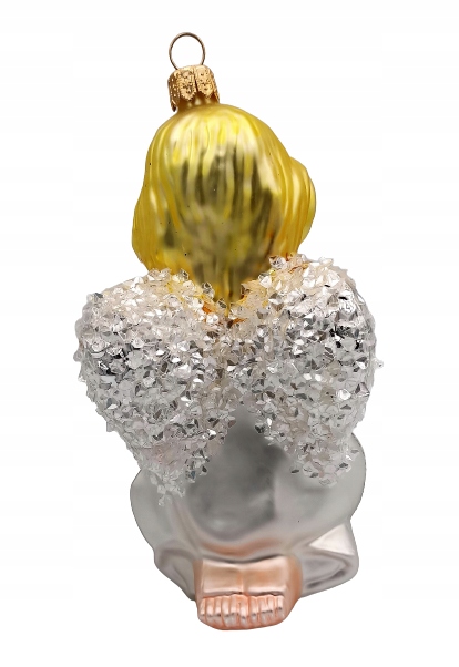 BOMBKI CHOINKOWE SZKLANE Anioł klęczący 14cm Kod producenta FS128E