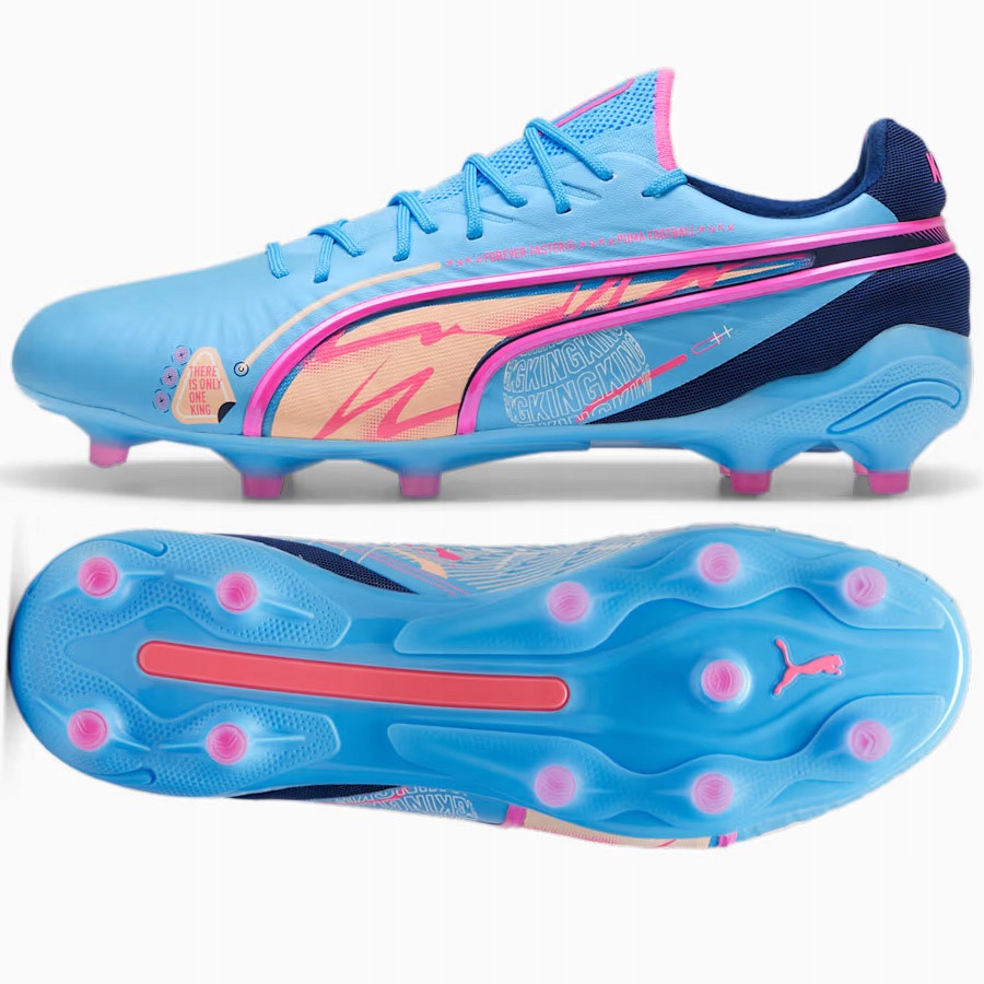 Buty Puma King Ultimate Vol. Up Fg/ag 108069-01 niebieski 41