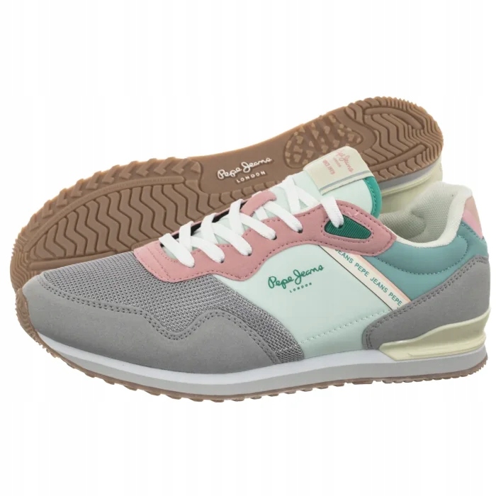 Dámské tenisky Pepe Jeans London Bubble Dawn PGS400015 Šedé