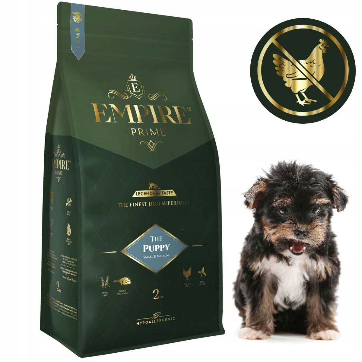 Empire Prime Sucha karma dla yorka junior jagnięcina 2kg