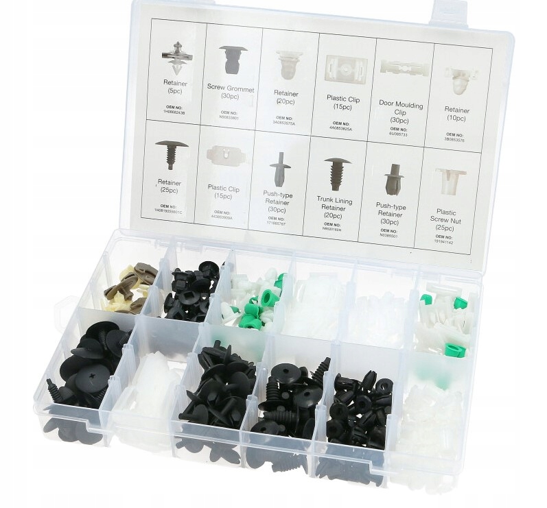 ЗАПОНКИ ШПИЛЬКИ ОБИВКИ VW 255ШТ. VOLKSWAGEN