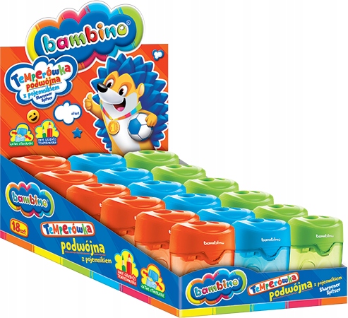 TEMPERÓWKA Z POJEMNIKIEM BAMBINO PODWÓJNA PLASTIK Materiał plastik