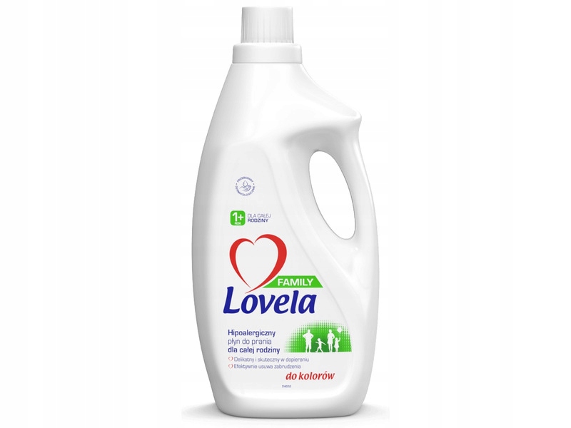 

Płyn do prania Lovela Family Kolor 1850 ml