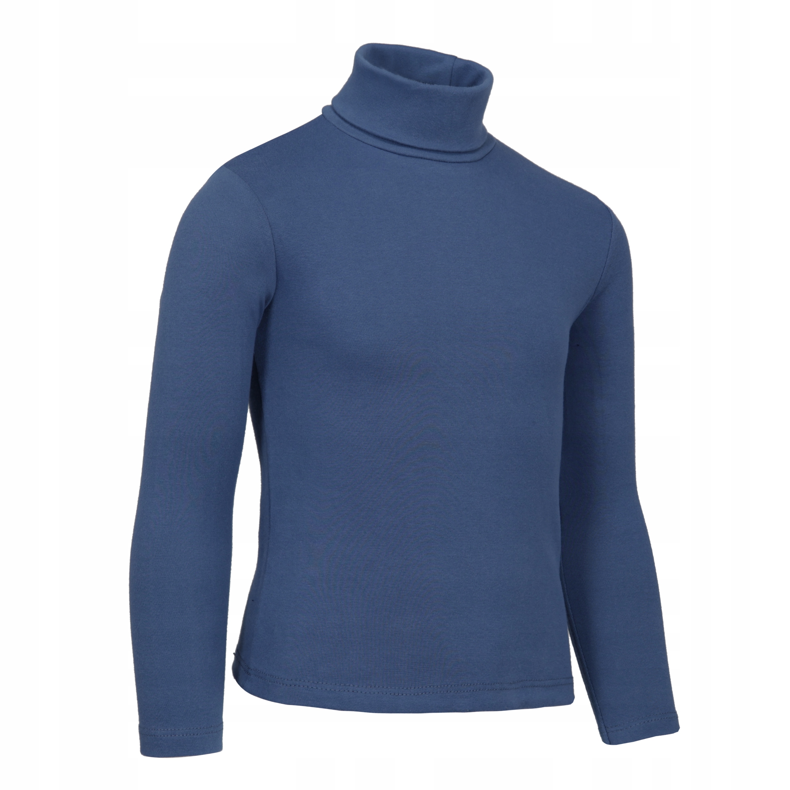Golf Dziecięcy Bawełniany Koszulka z Długim Rękawem Jeans
