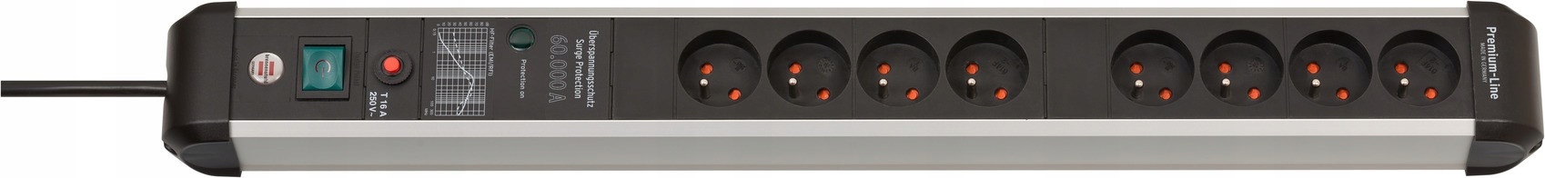 LISTWA PRZECIWPRZEPIĘCIOWA 8 GNIAZD 3m 60.000A Kod producenta 1391014800