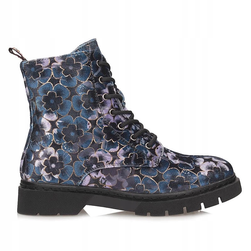 Stylové kotníkové boty na plochém podpatku Artiker 57C1052