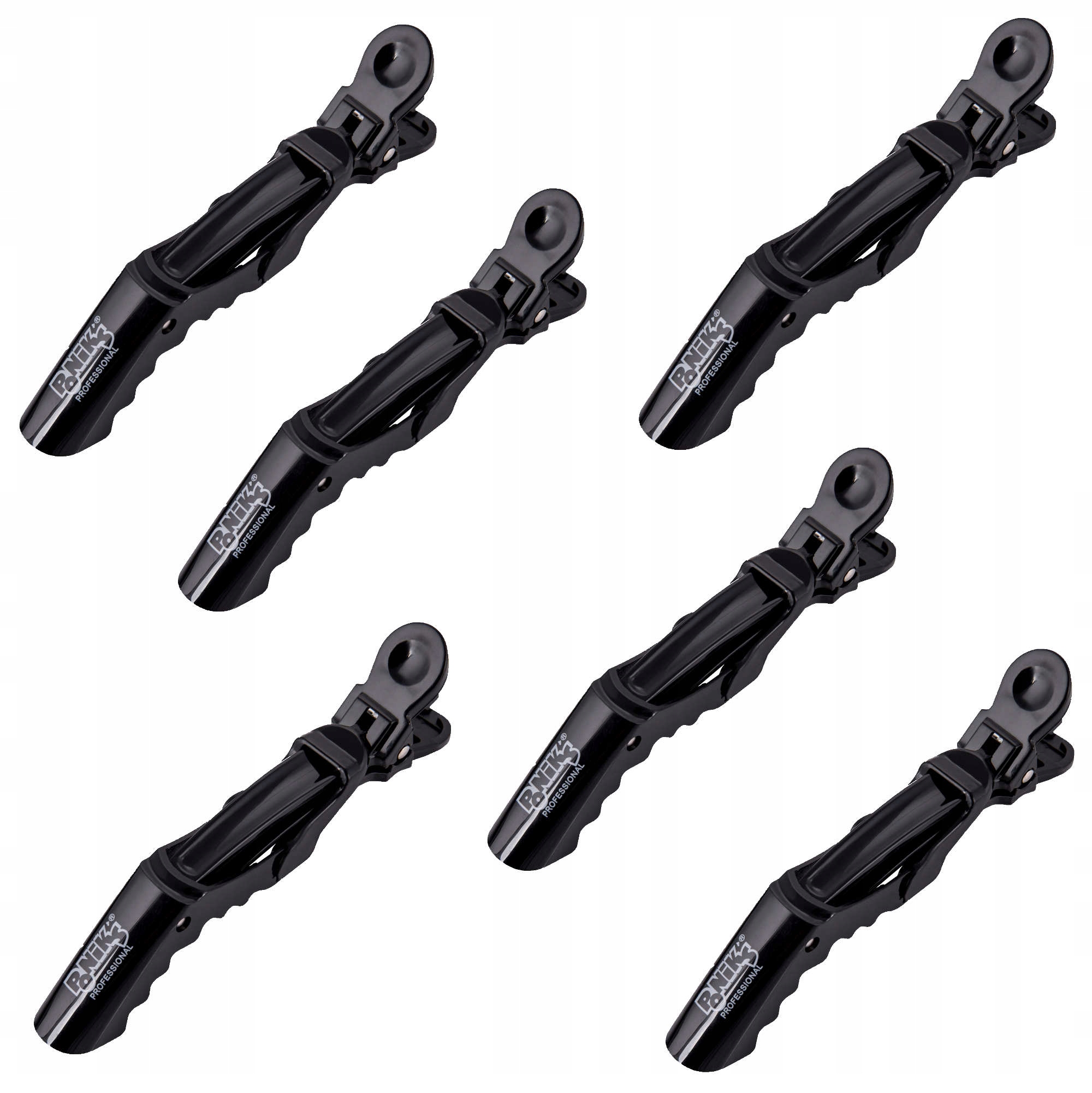 

Klipsy fryzjerskie do Włosów krokodylki 6 sztuk