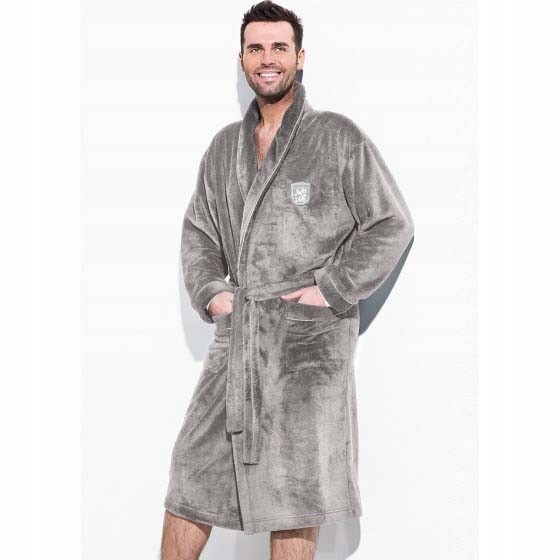 L&L župan pánský Borys bez kapuce 3XL grafitová