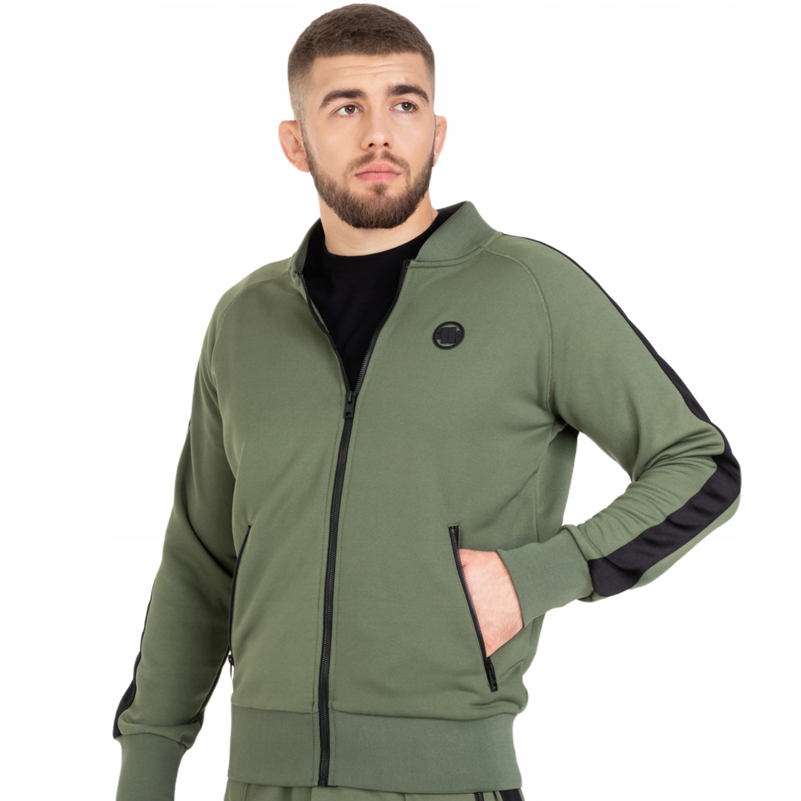 

Bluza Męska Pit Bull Track Raglan Śliska Lampasy L