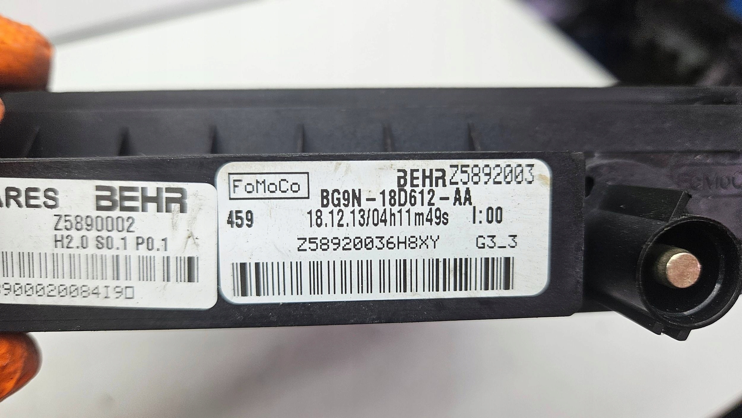 Volvo S60 xc60 heater electrical Z5892003