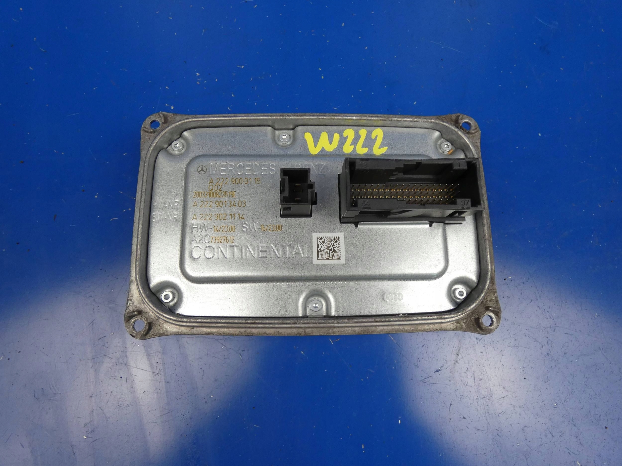 MERCEDES S KLASA W222 module control unit control unit lights front