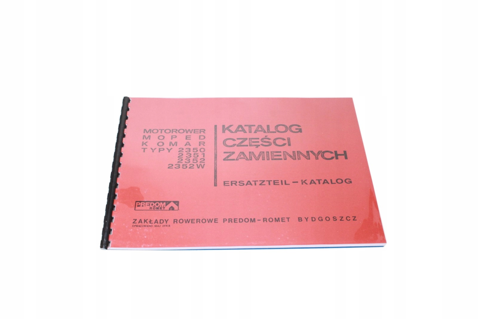 KATALOG CZĘŚCI ZAMIENNYCH ROMET KOMAR 2350 2351 2352 2352W g