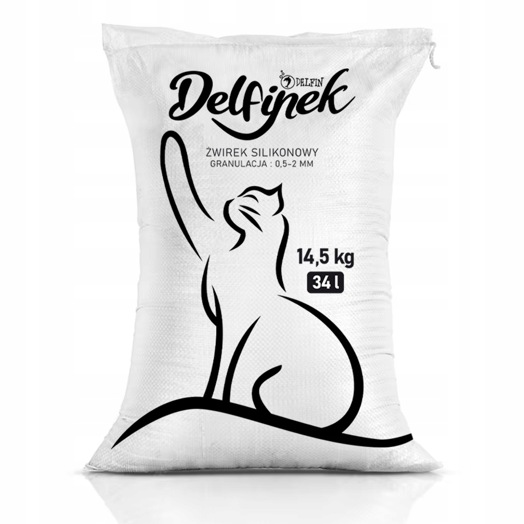 silikonové stelivo Delfin 35 l 15 kg