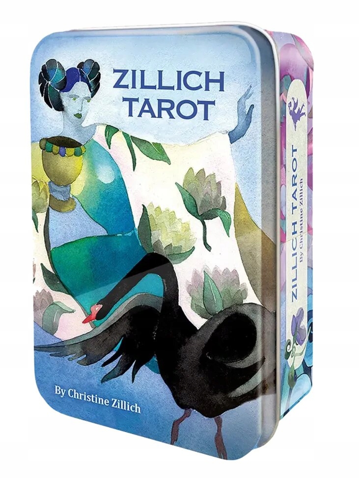 Zillich Tarot karty tarota w metalowym pudełku