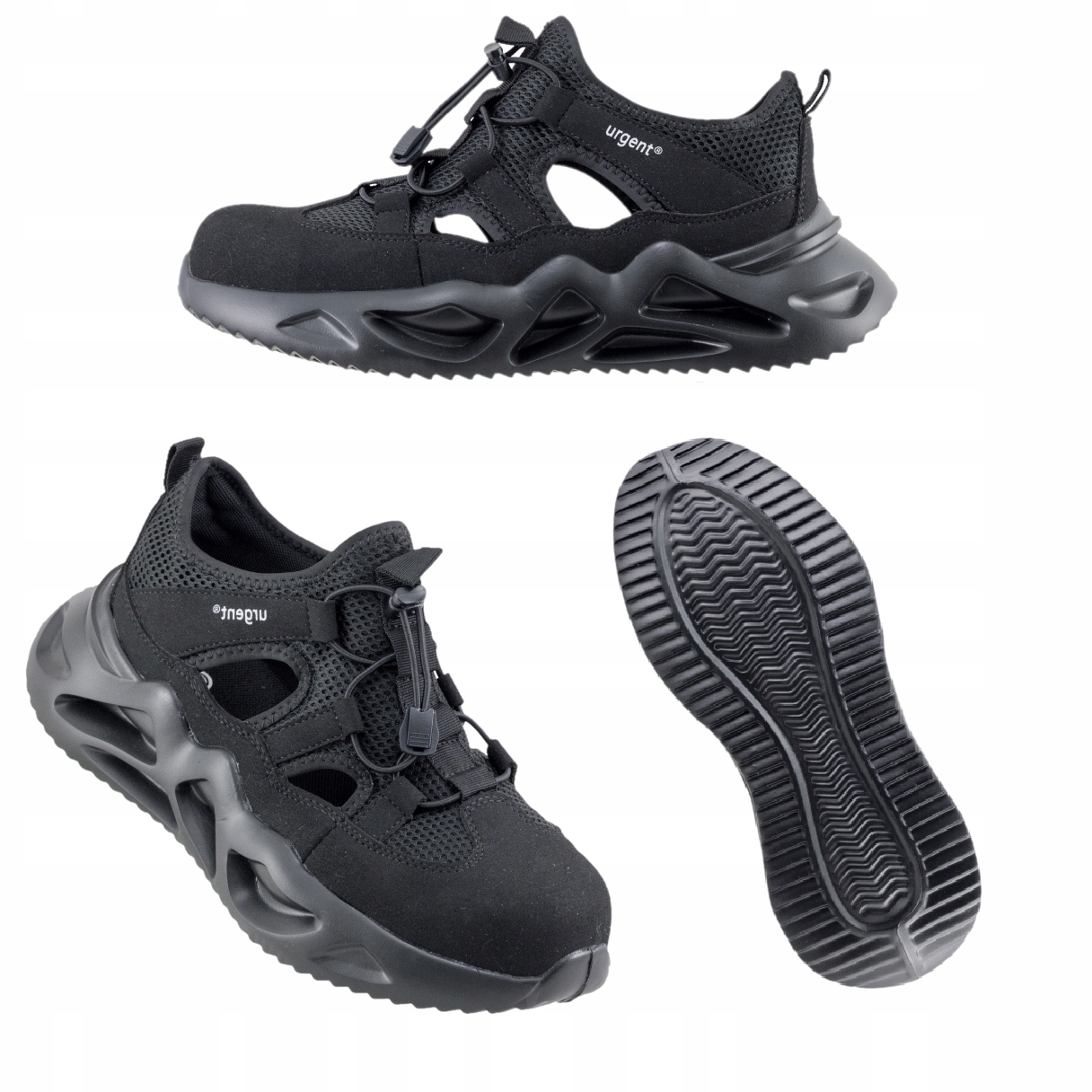 Lekkie Sandały robocze Przewiewne buty Bhp z podnoskiem 317 Sb Urgent r. 43