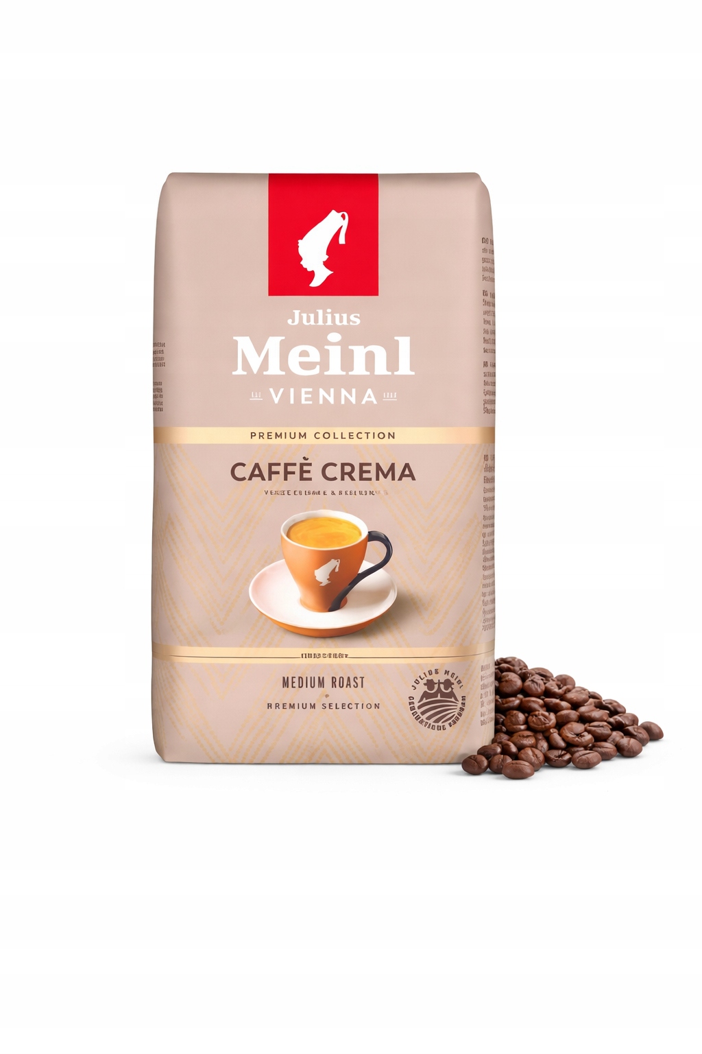 Levně Káva zrnková 1 kg Julius Meinl Wiener Mischung Caffè Crema do kávovaru