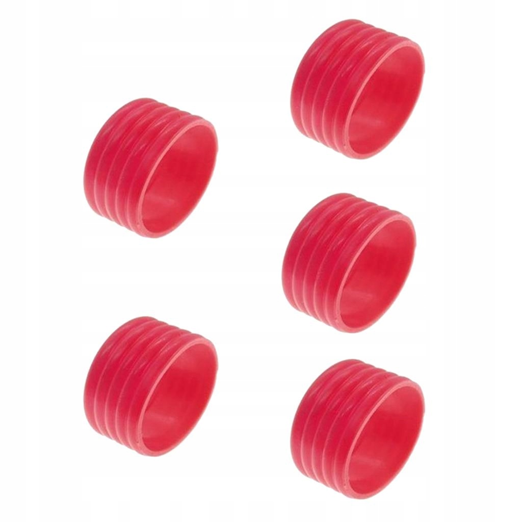 -5 Packs Racquet Grip Sweat Absorbing Badminton Red Marka bez marki