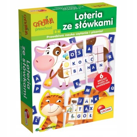 

Carotina Loteria ze słówkami Lisciani