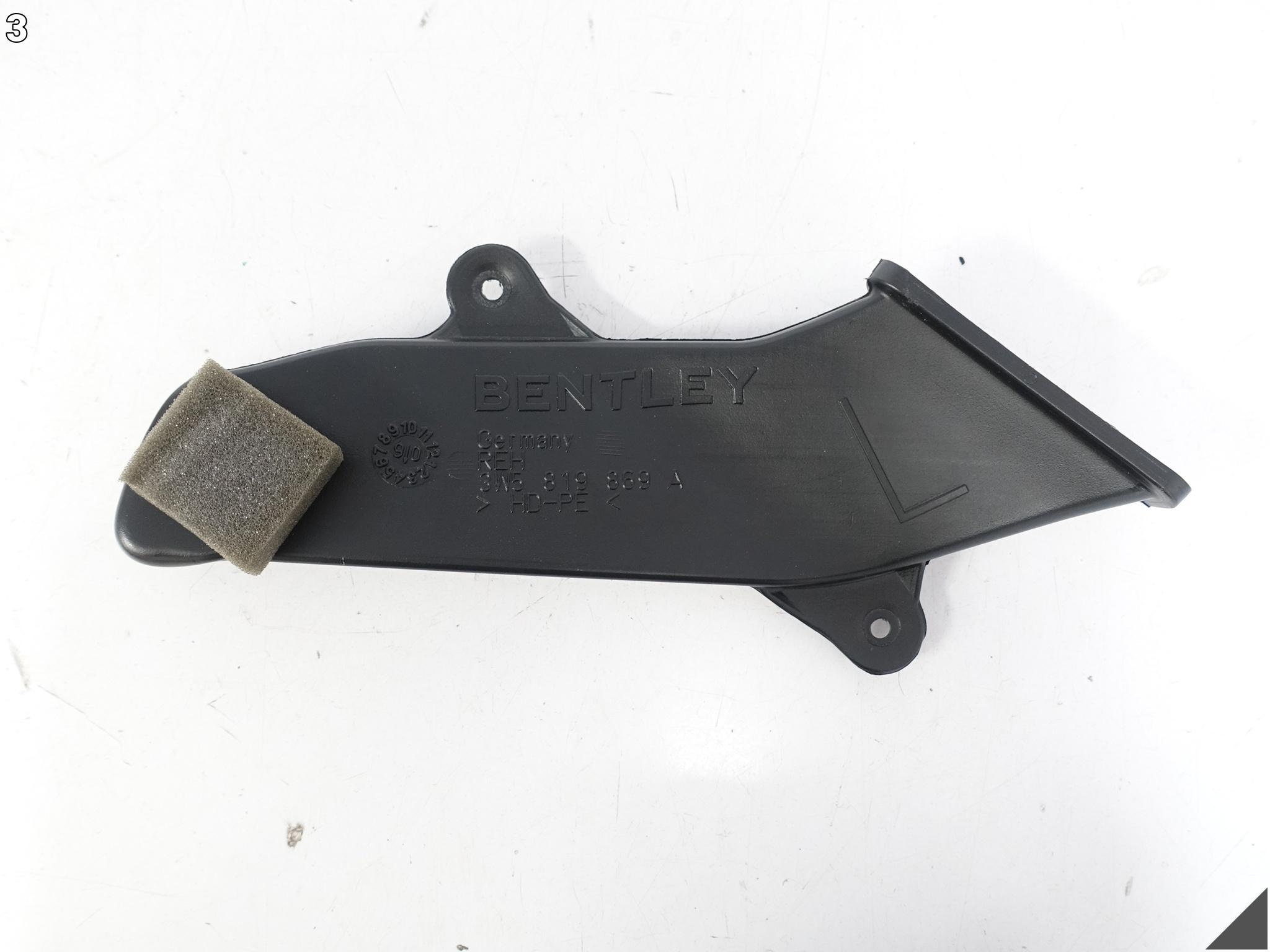 BENTLEY CONTINENTAL FLYING SPUR 3W5 06-12 drain air side front left