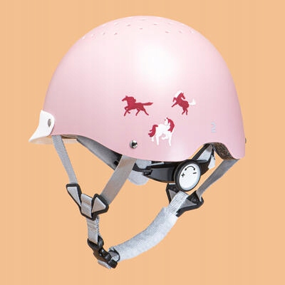 Kask jeździecki Fouganza 100 różowy Kod producenta 4154633