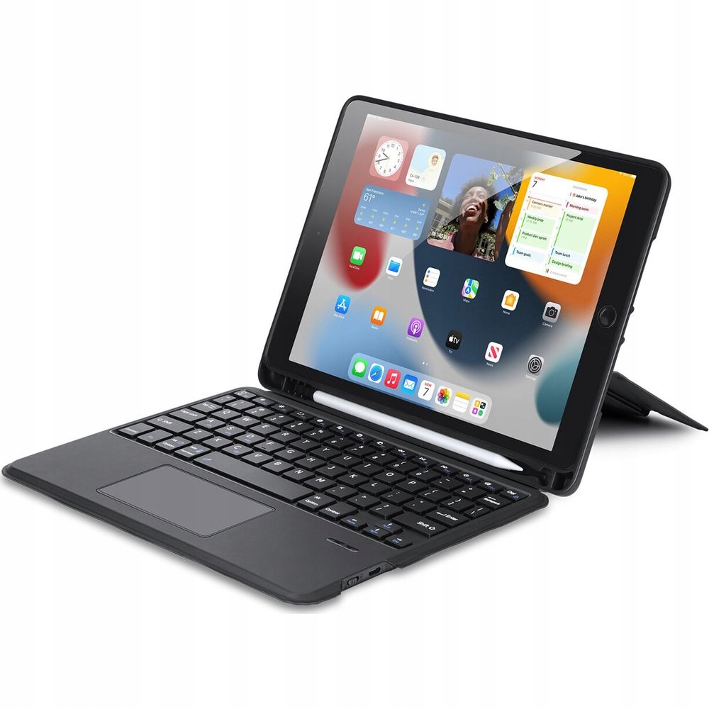 Bluetooth billentyűzet tok iPad 9/8/7/Pro 10.5 2017/Air 3 készülékhez, Dux Ducis