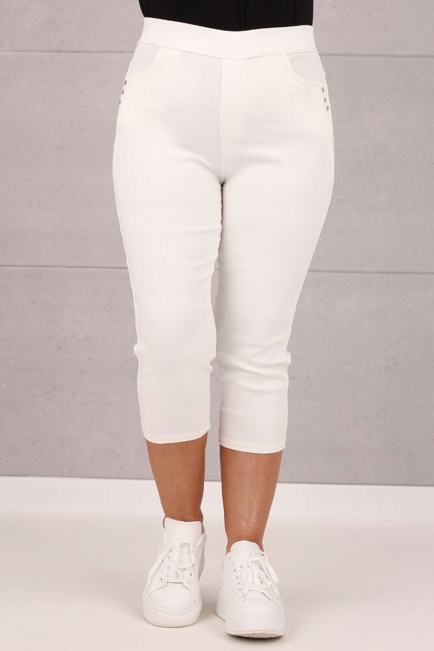 ELASTYCZNE RYBACZKI BAWEŁNIANE DUŻE ROZMIARY NA GUMCE ELASTYCZNE Marka FEMIMODA