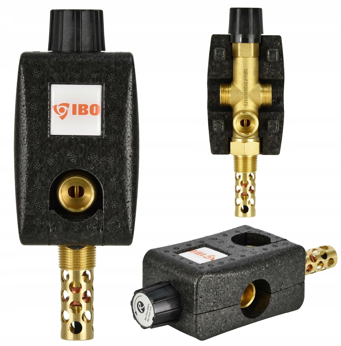 Dvojfunkčný Chladiaci Ventil S Izoláciou 3/4 Palca DN20 Ibo IBV-2 Mosadzný